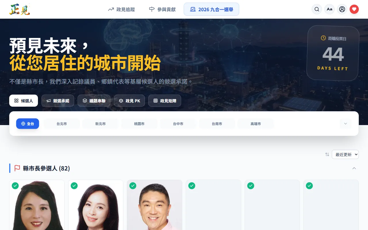 2026 九合一選舉專區